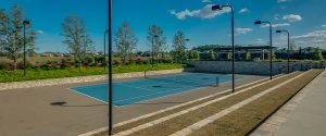 A tennis court at Ocala Preserve