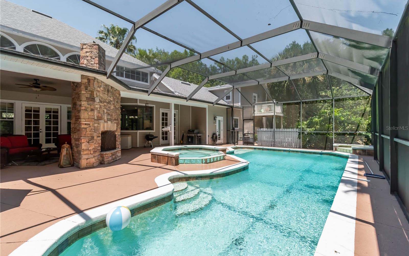 The beautiful pool at 9809 NW 59th Terrace