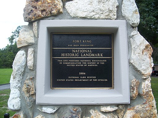 The Plaque at Fort King