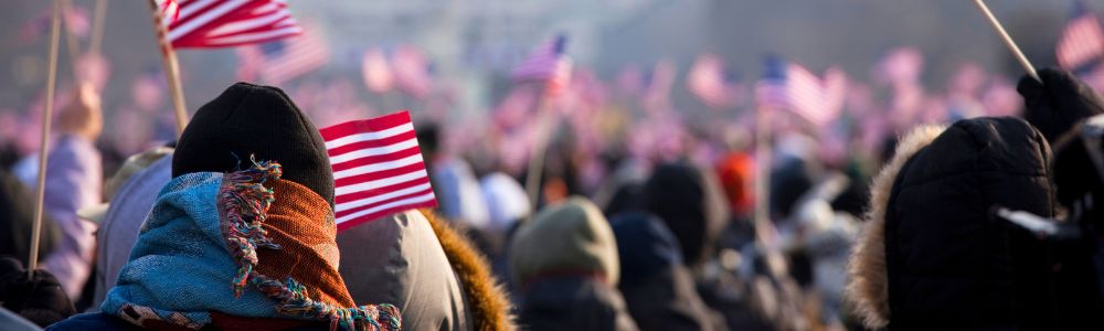 A past inauguration day in Washington D.C.